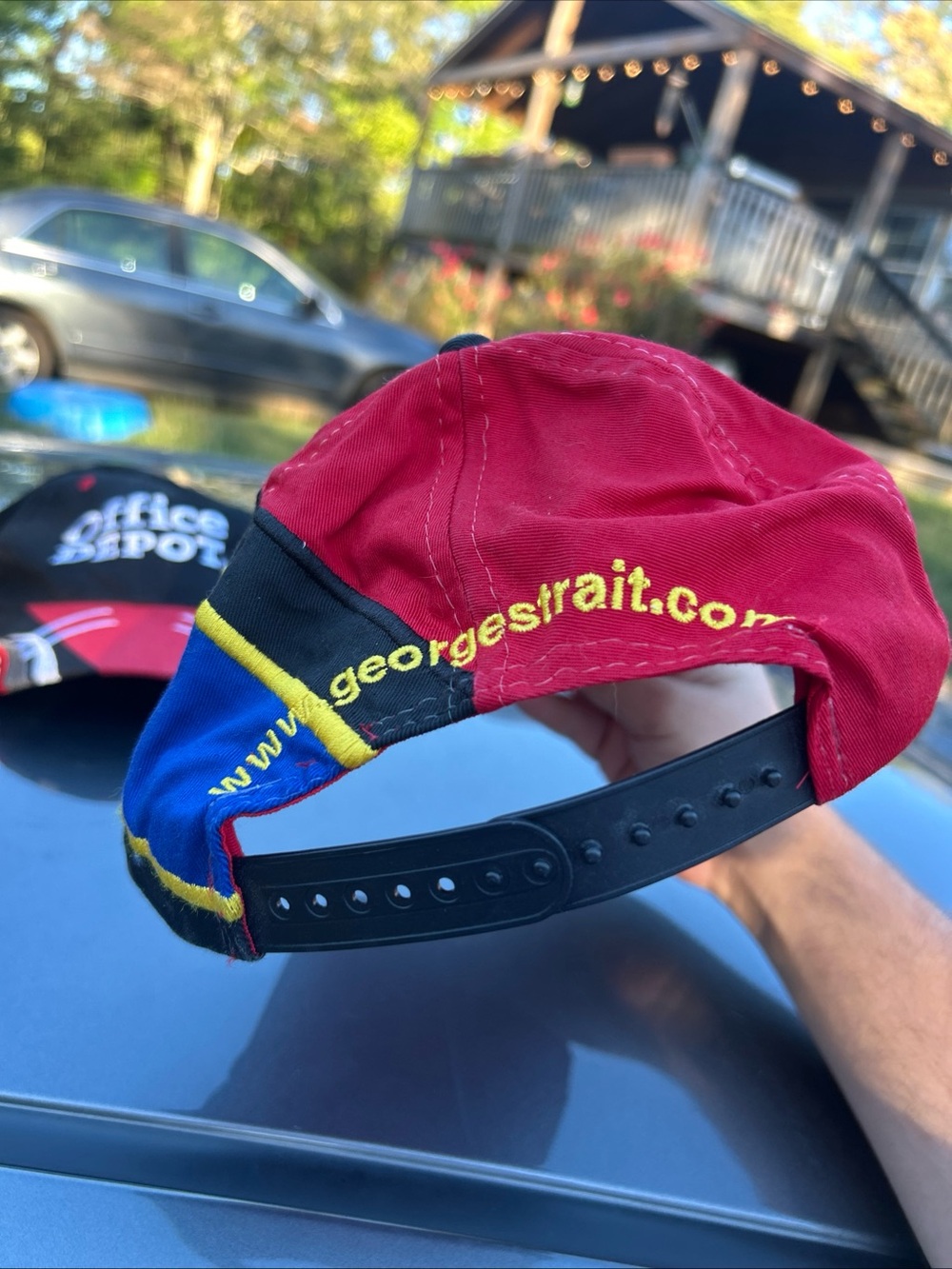 Assorted Racing & Logo Baseball Cap - Red, Yellow, Black - Picture 4 of 15